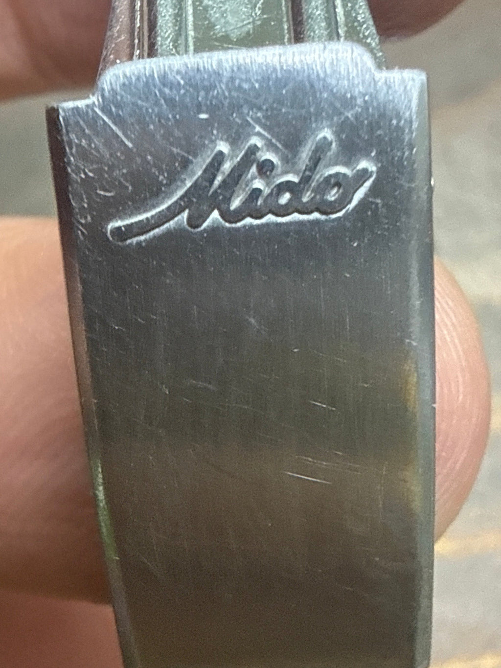 [經典女裝名貴瑞士手錶] 1970s Vintage Mido Datorette 美度女裝自動錶｜瑞士 ETA 21,600 振頻機芯・天然 Tropical 蜜糖氧化面・9mm 纖薄正裝・原裝美度鋼帶 (15.5cm)
