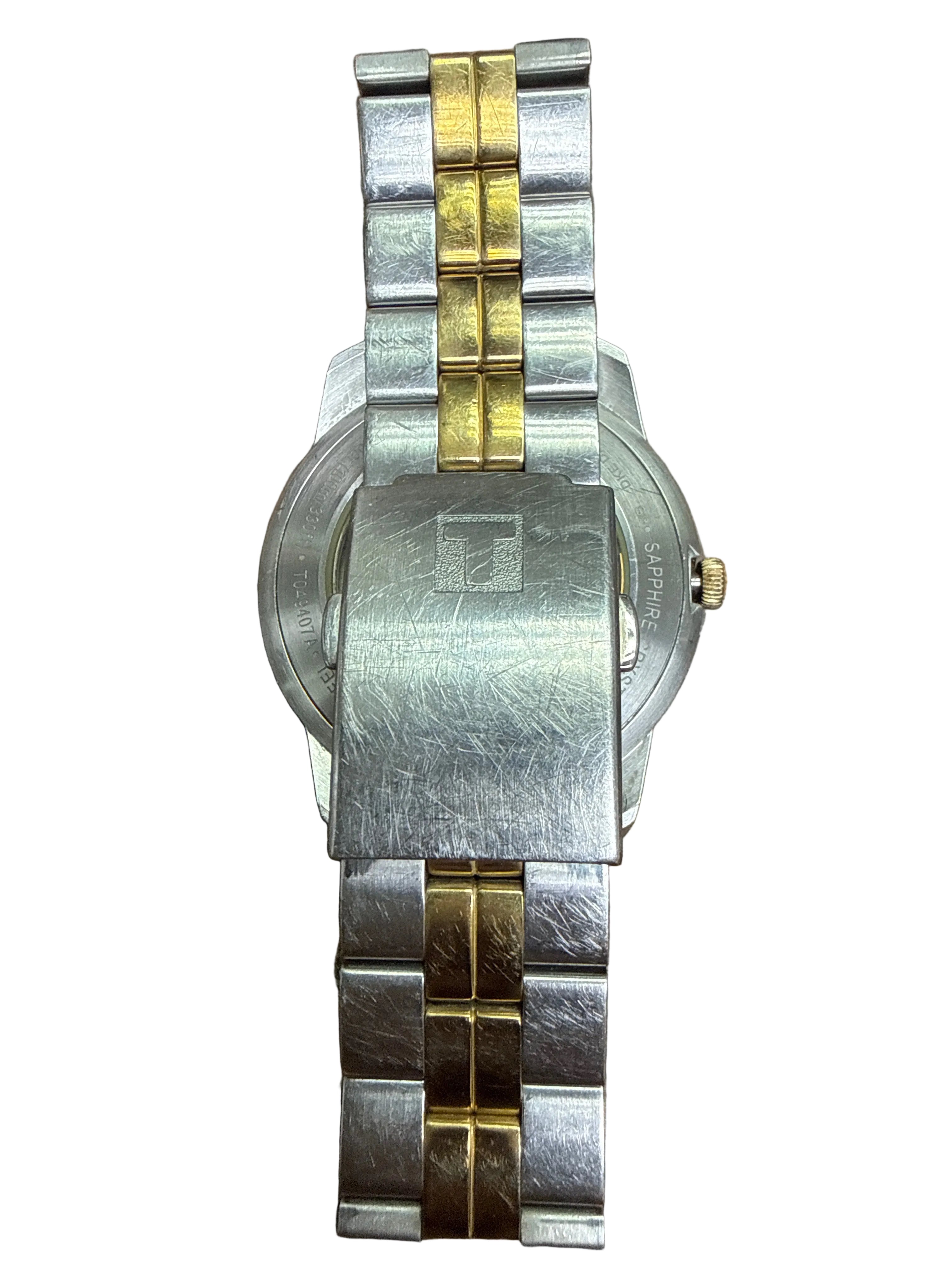[平民實用瑞錶] Vintage Tissot PR 100 - 金鋼白面雙色 / 瑞士原裝 ETA 2824-2 自動機芯（擺幅 271° 勁道十足）/ 藍寶石鏡面透底