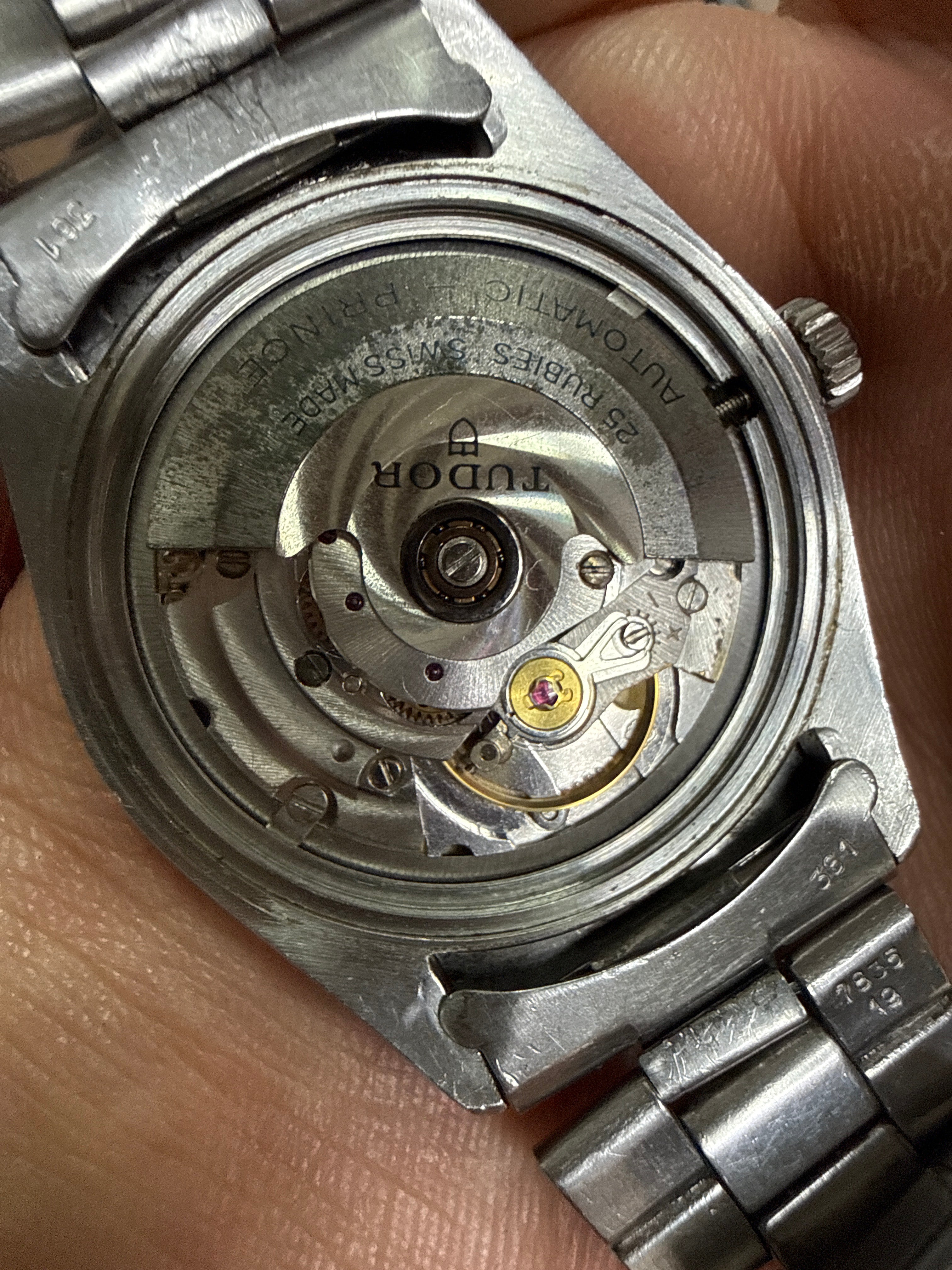 [全勞血統拱形銀面] Vintage Tudor Prince Oysterdate 9050/0｜升級原裝 Rolex 7835 蠔式鋼帶・瑞士高頻 ETA 2784 (停秒快跳)・Rolex 鎖霸及底蓋・立體拱面