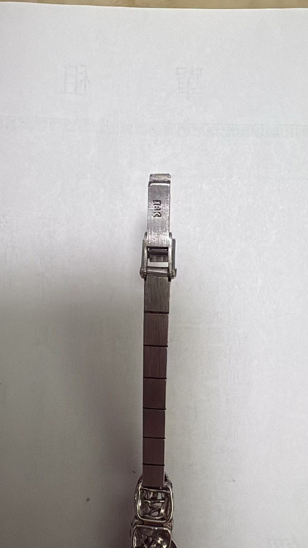 ⁠【周大福手工訂製全鑽手鐲】1960s 勞力士 Rolex Precision 18K白金晚裝腕錶 24粒天然美鑽圈 CTF梯方鑽藤蔓手鐲 (總重21.93g / 總長16cm) 瑞士原廠手動名芯⁠