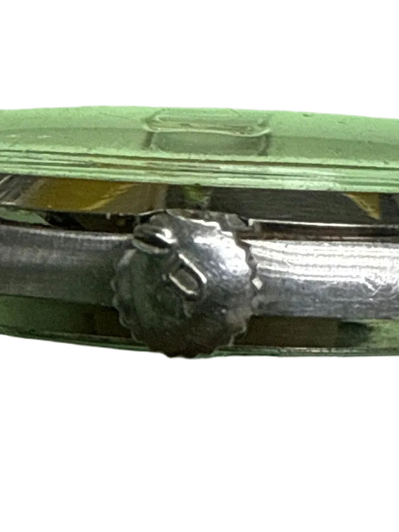 「 成功出售 」罕見37mm大錶徑・全原裝米珠帶] 1960s 瑞士雷達 Rado Green Horse King Size 手動上鏈機械錶 - 瑞士原廠 Cal. AS 1702/03 / 21石名芯 / 原裝放大鏡膠鏡 / 接近9成新