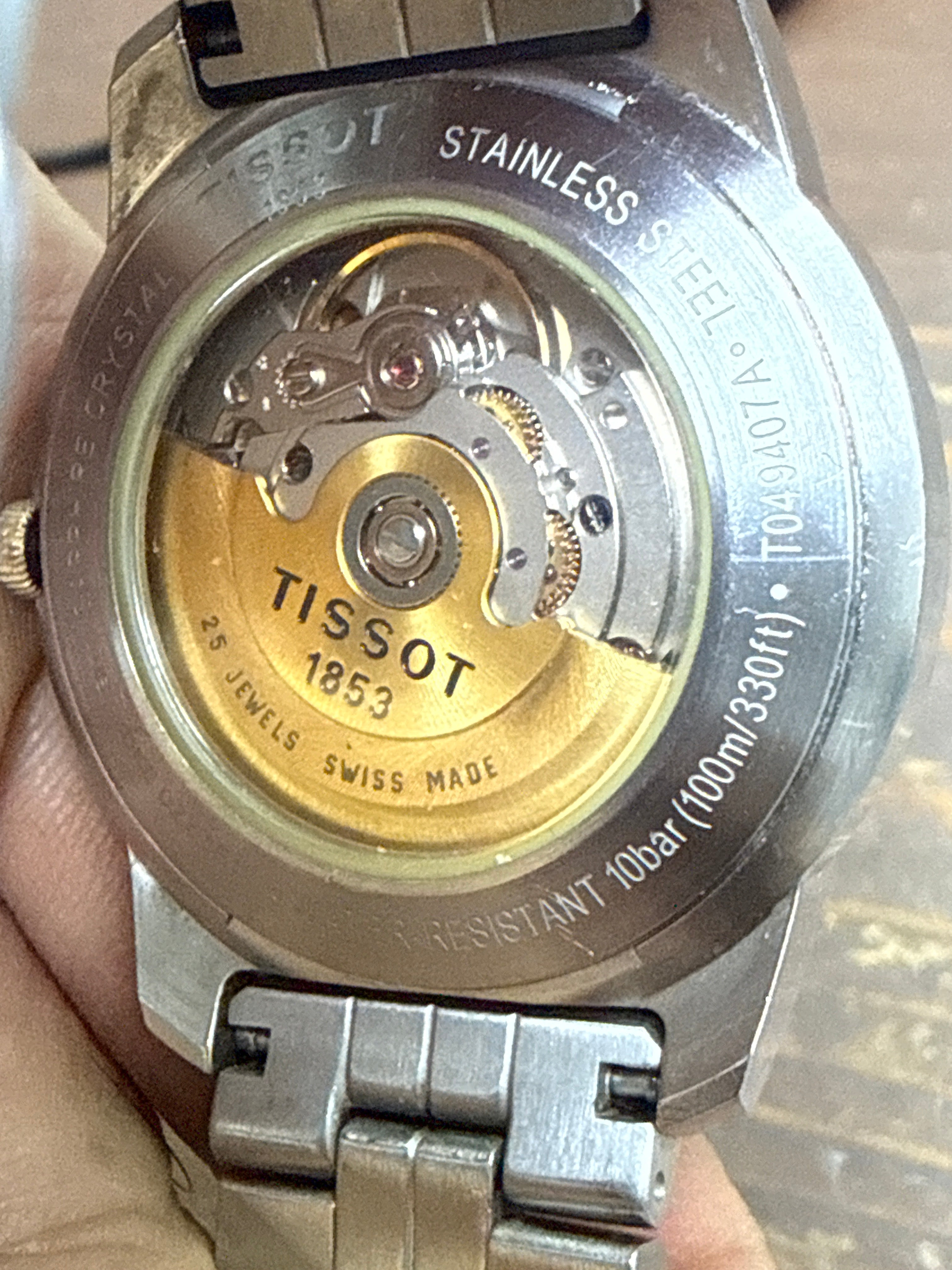 [平民實用瑞錶] Vintage Tissot PR 100 - 金鋼白面雙色 / 瑞士原裝 ETA 2824-2 自動機芯（擺幅 271° 勁道十足）/ 藍寶石鏡面透底