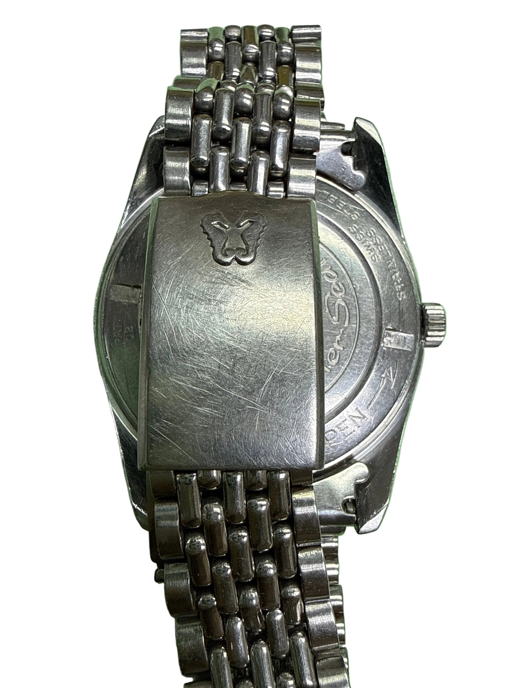 「 成功出售 」罕見37mm大錶徑・全原裝米珠帶] 1960s 瑞士雷達 Rado Green Horse King Size 手動上鏈機械錶 - 瑞士原廠 Cal. AS 1702/03 / 21石名芯 / 原裝放大鏡膠鏡 / 接近9成新