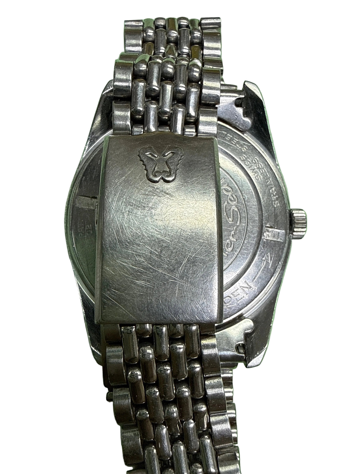 「 成功出售 」罕見37mm大錶徑・全原裝米珠帶] 1960s 瑞士雷達 Rado Green Horse King Size 手動上鏈機械錶 - 瑞士原廠 Cal. AS 1702/03 / 21石名芯 / 原裝放大鏡膠鏡 / 接近9成新