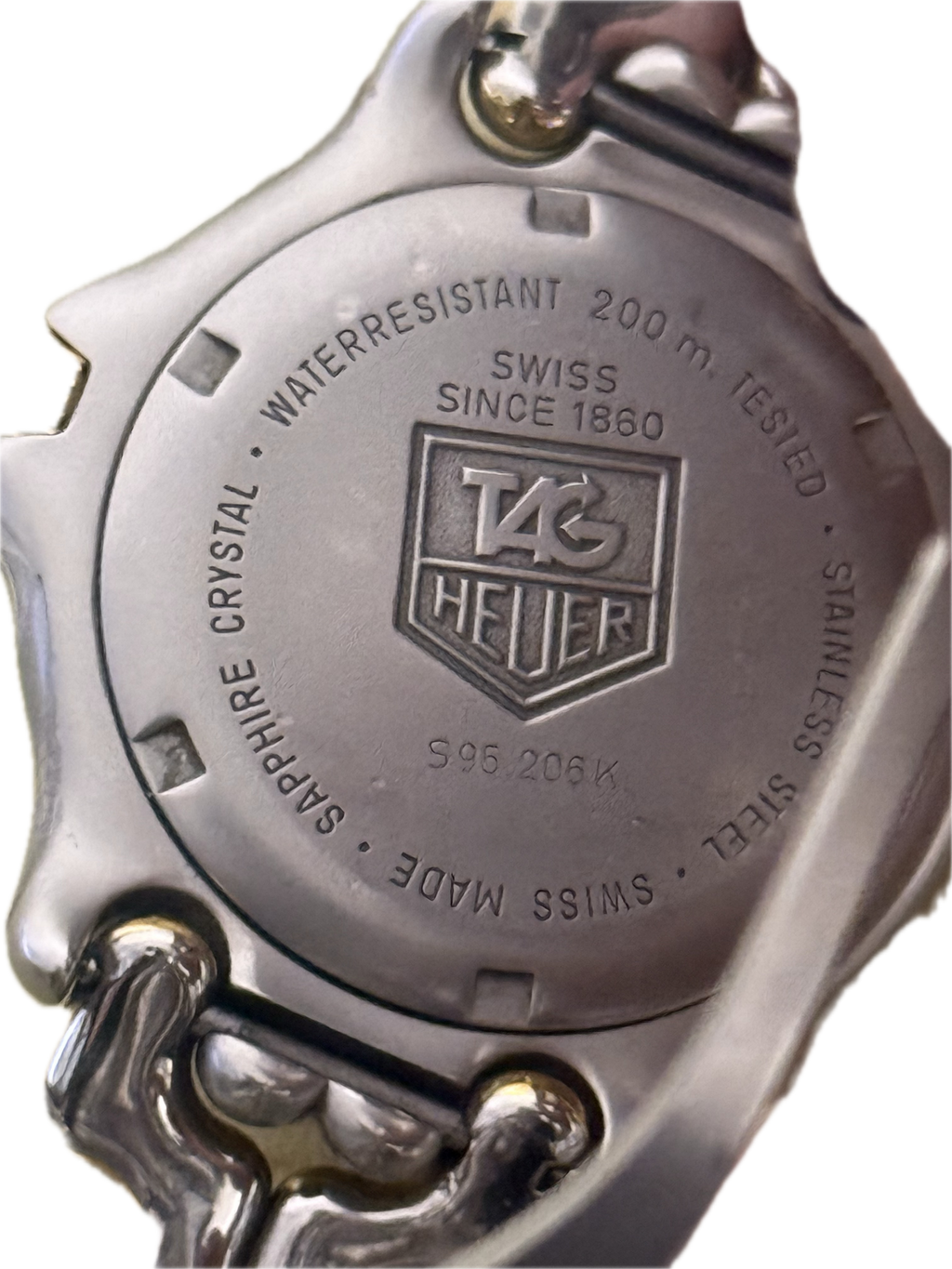 [90年代經典塞納 S/el] Vintage TAG Heuer Professional 200M 雙色潛水錶｜瑞士 ETA 頂級藍板石英芯・招牌 S 形鏈節鋼帶・深灰夜光面盤・7.5mm 超薄貼手