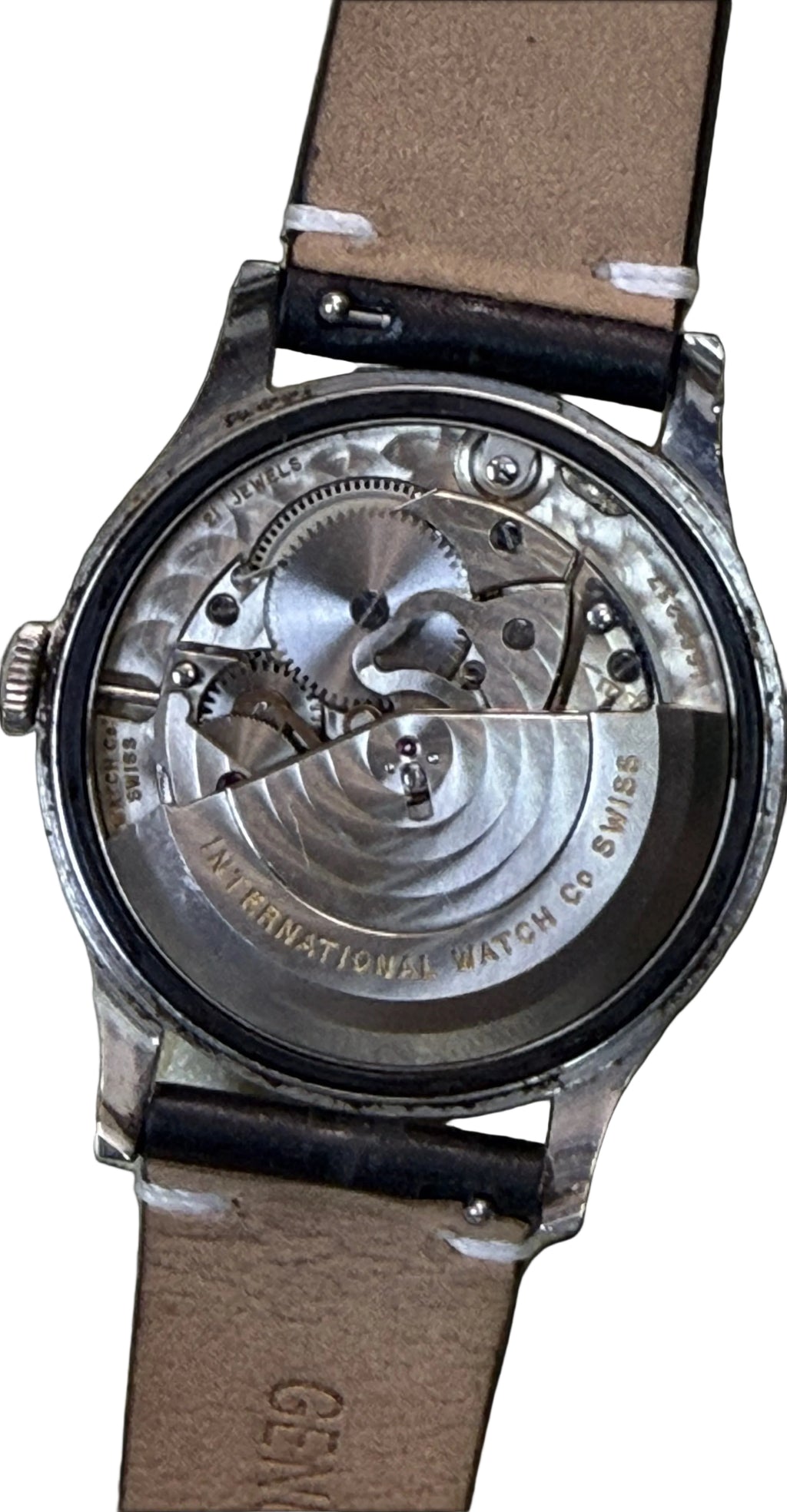 [傳奇啄木鳥機芯] Vintage IWC Schaffhausen - 經典 Cal. 8531 自家自動機芯 / 比勒頓上鏈系統 / 銀色放射紋變色面盤 / 軟鐵防磁內蓋