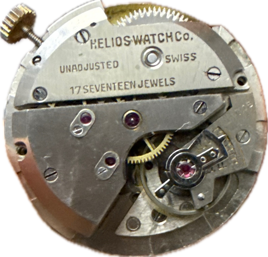 [50年代經典毒物] Vintage Suntis 1950s 蜂巢雕花面盤 - 瑞士 Helios 17石手動機芯 / 復古紅秒針 / 10K包金圈防磁鋼底