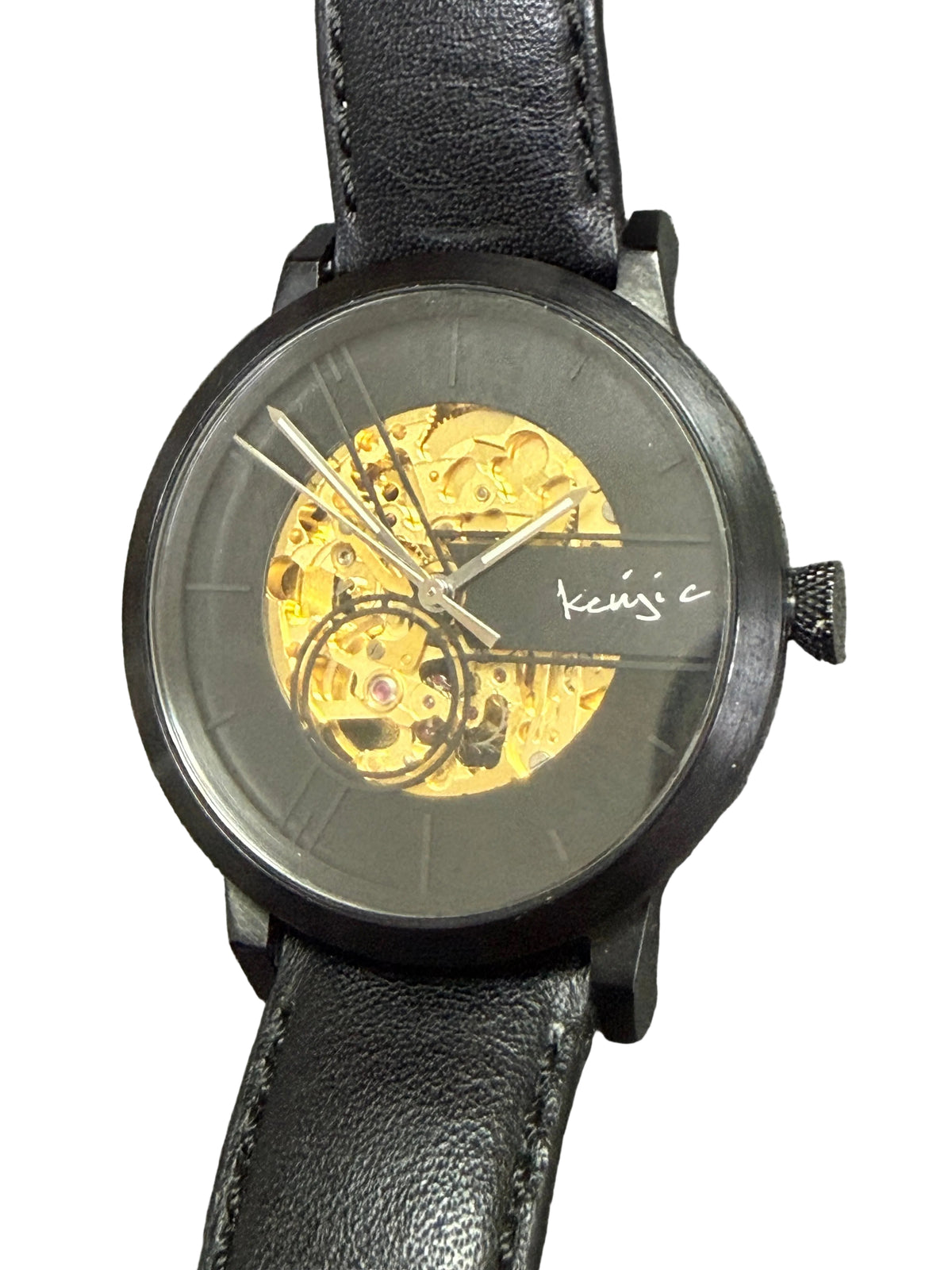 ⁠[全黑金心・日本鏤空名芯] Eoniq Cal. Miyota 8N24 黑色PVD機械錶 (HK$700) | Chrono33⁠