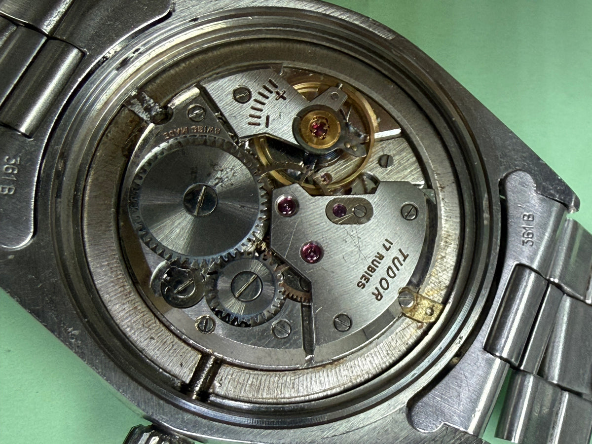 ⁠[立體大花・勞底勞把] 1960s Tudor Oyster 7984 帝舵大玫瑰手動機械錶 ETA 1156 箭頭釘 配7835鋼帶⁠