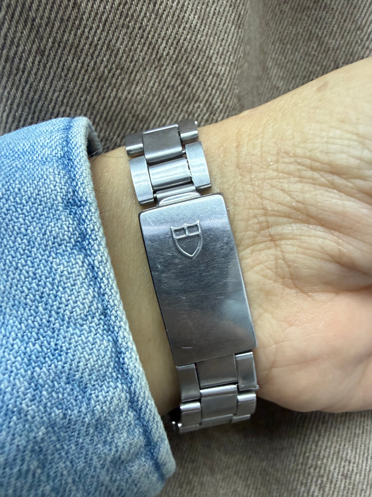 ⁠[立體大花・勞底勞把] 1960s Tudor Oyster 7984 帝舵大玫瑰手動機械錶 ETA 1156 箭頭釘 配7835鋼帶⁠