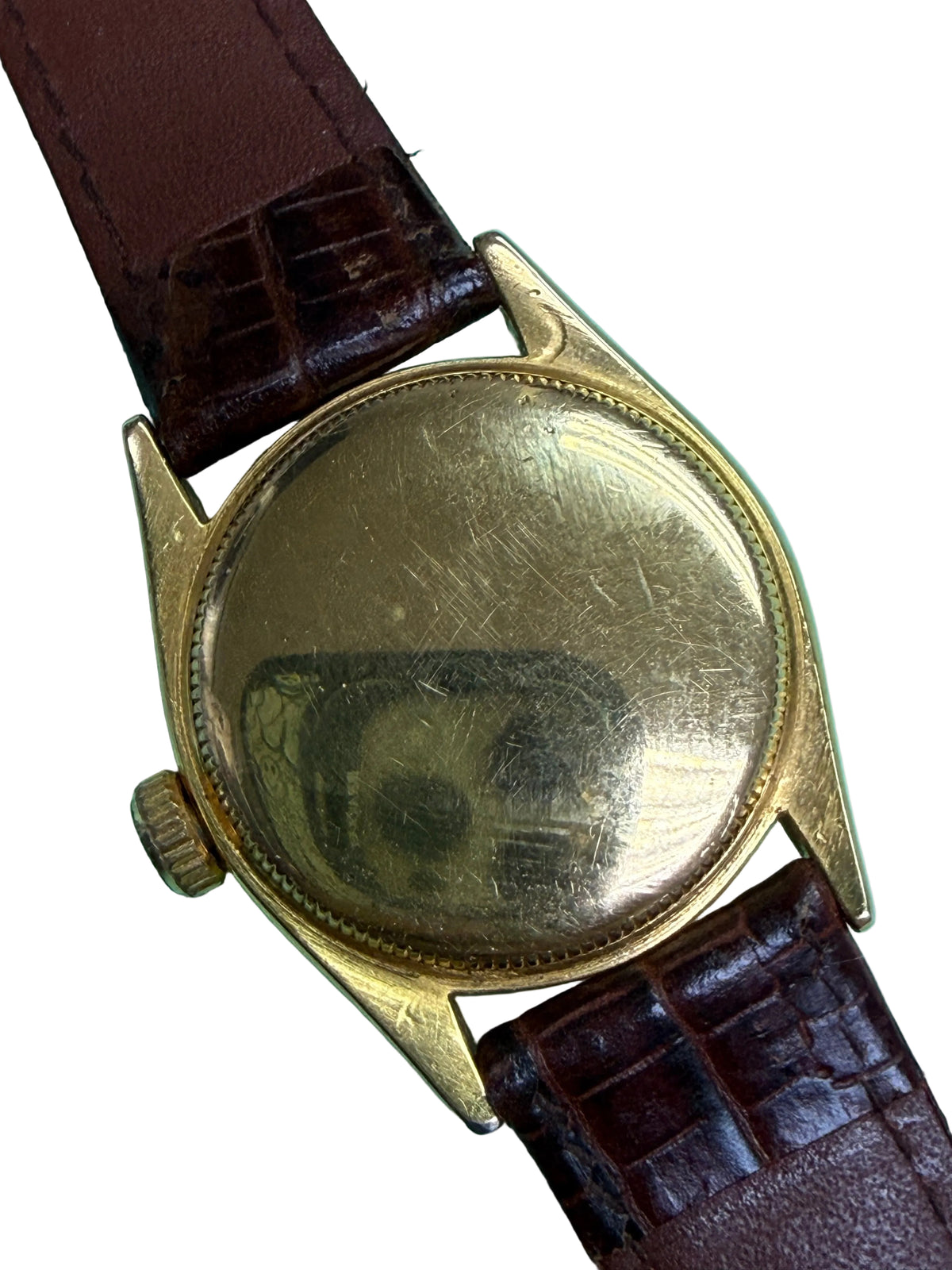 ⁠[1950s 稀有 3-6-9-12 匕首字面] 勞力士 Rolex Oysterdate 經典金款 手動機械錶 Cal.740 專利 Super Balance 擺輪⁠