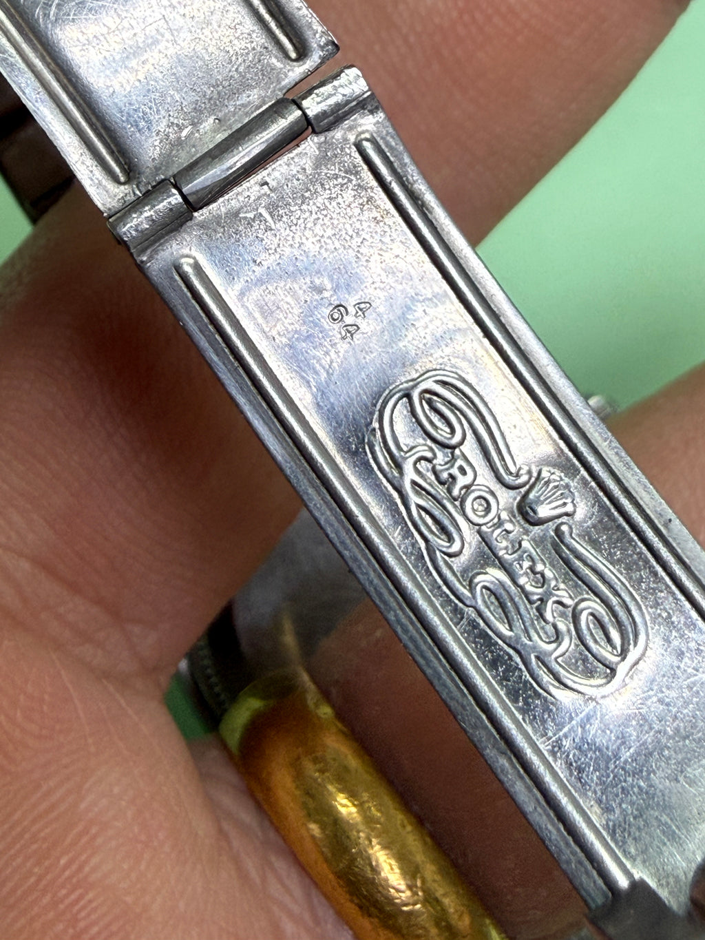 ⁠Rolex 6569 Oyster Perpetual 1950年代 古董勞力士 1030 蝴蝶陀 原裝 7205/6635 伸縮鉚釘帶 34.5mm 中古名錶⁠