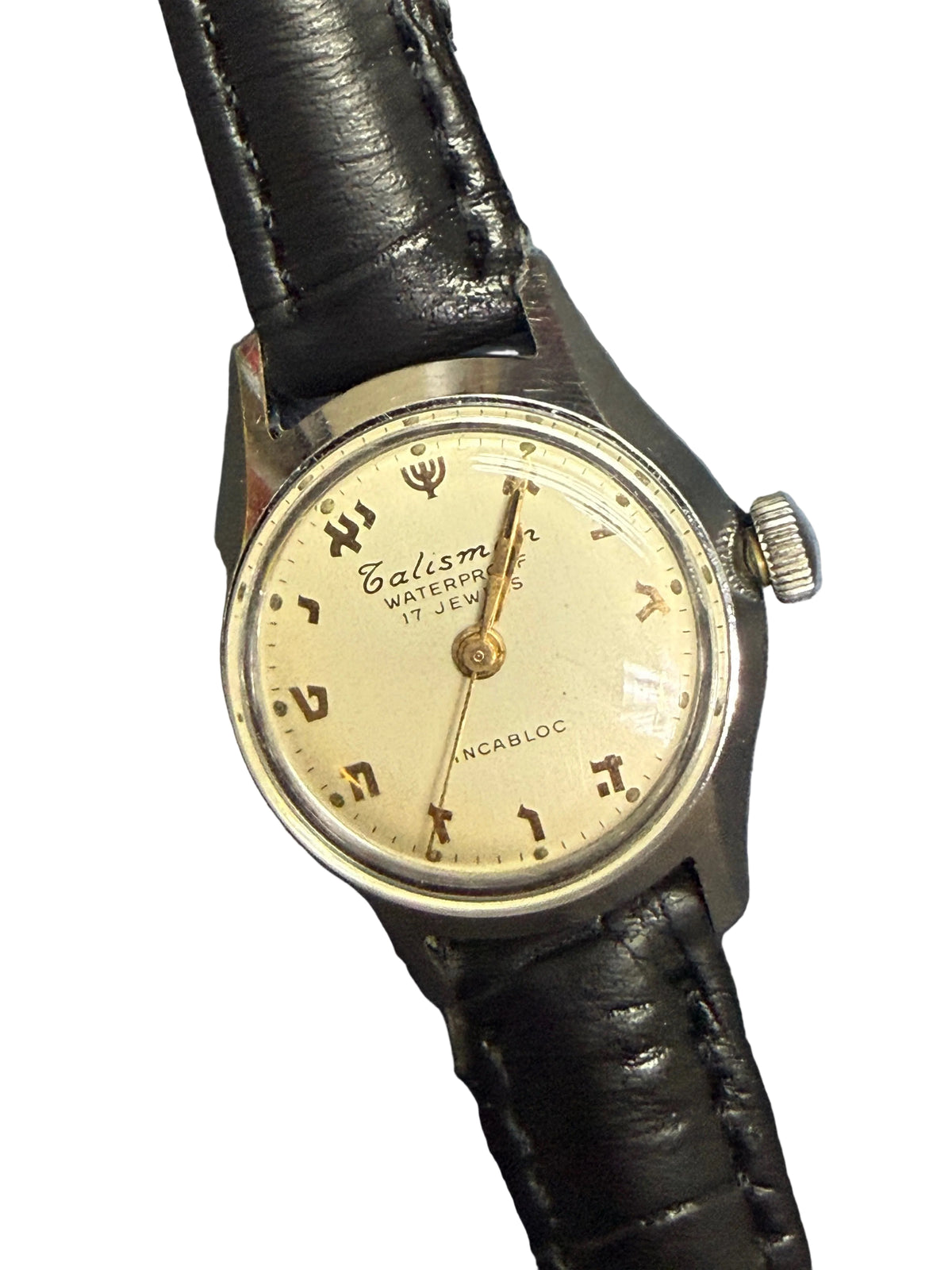 ⁠【已售典藏 SOLD OUT】Talisman 耶路撒冷聖城紀念錶 瑞士原廠 FHF 64 機芯 古希伯來字母時標 七分支金燭台⁠