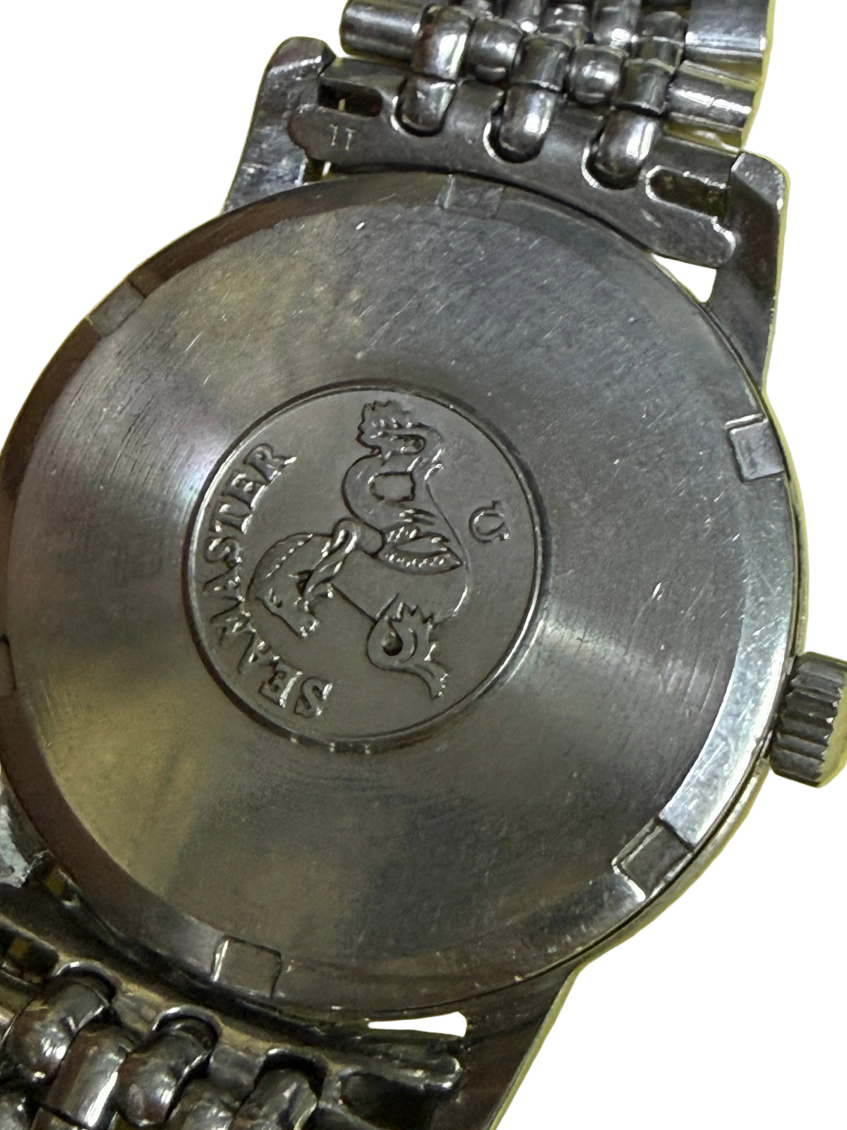 ⁠【全原裝米粒鋼帶・紅銅名芯】1960s 瑞士歐米茄 Omega Seamaster 海馬 Cal.610 手動機械錶 32.5mm 銀幕拉絲面⁠