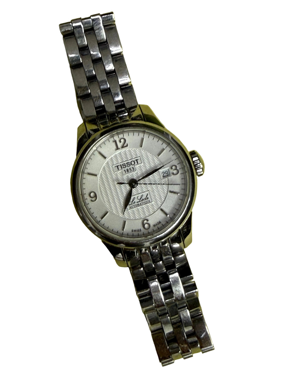 Tissot Le Locle 天梭力洛克 瑞士原廠 ETA 2671 自動機芯 28800快擺 波浪雕花面 實用日曆 淑女正裝錶 瑞士名錶⁠