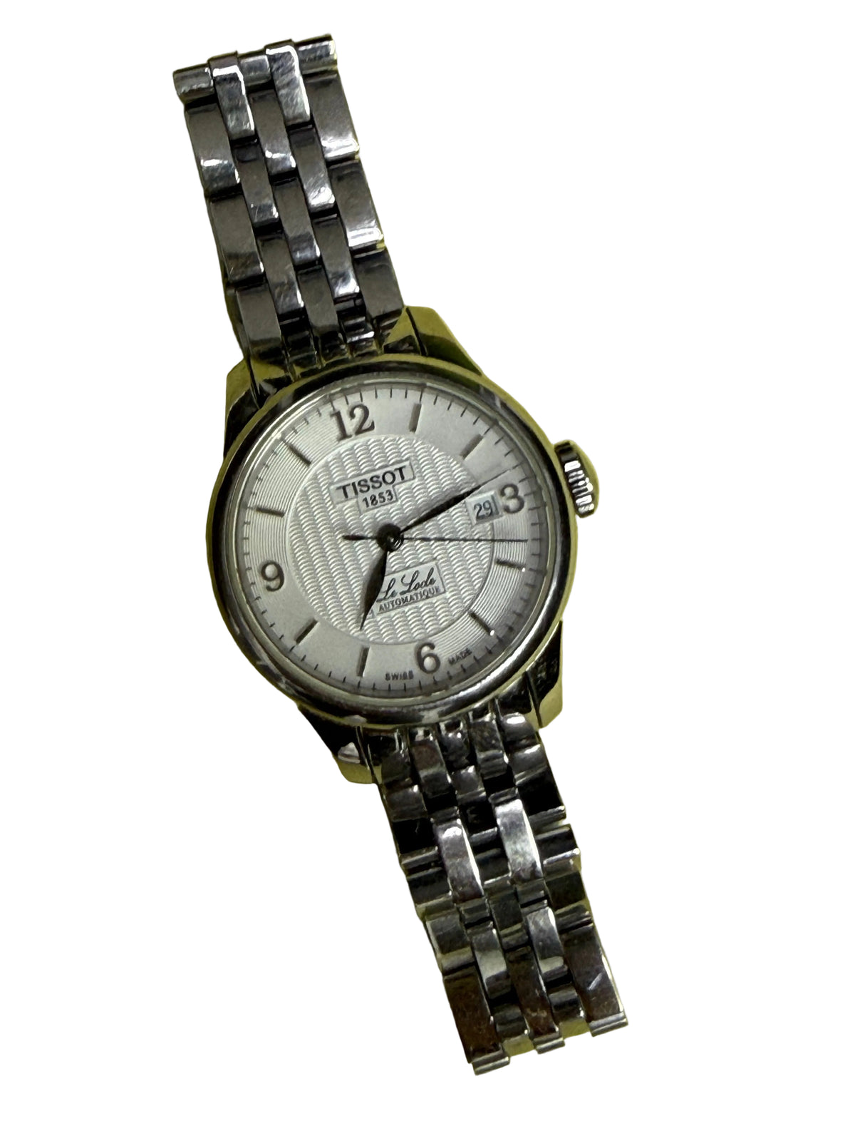 Tissot Le Locle 天梭力洛克 瑞士原廠 ETA 2671 自動機芯 28800快擺 波浪雕花面 實用日曆 淑女正裝錶 瑞士名錶⁠