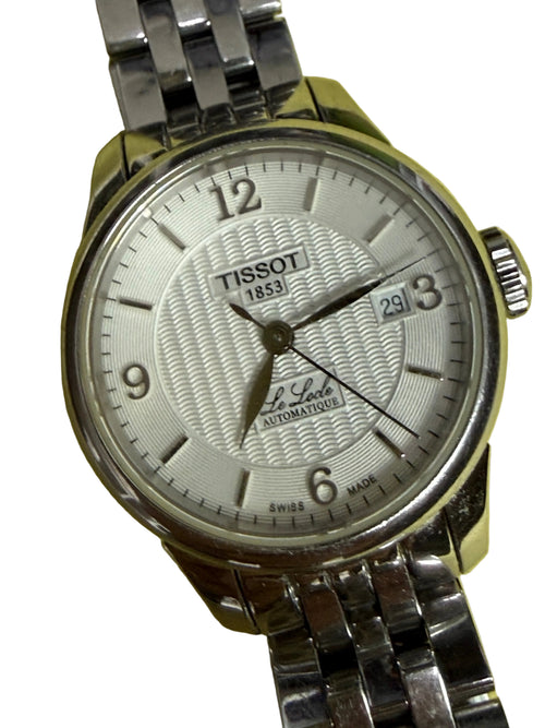 Tissot Le Locle 天梭力洛克 瑞士原廠 ETA 2671 自動機芯 28800快擺 波浪雕花面 實用日曆 淑女正裝錶 瑞士名錶⁠