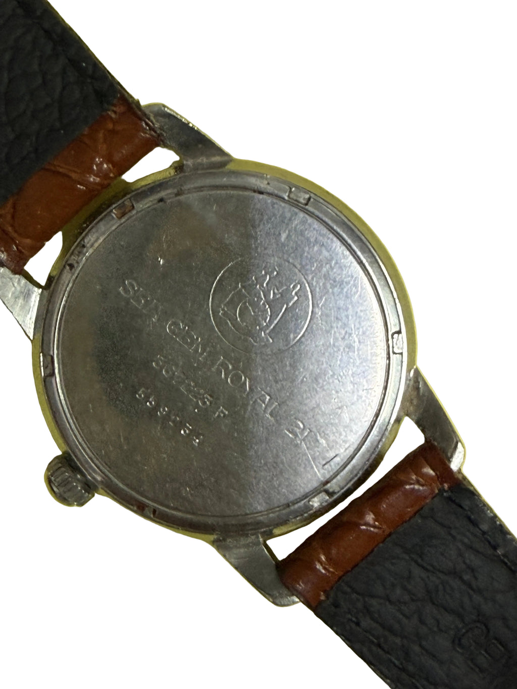 ⁠【1960s經典十字線・立體孖公仔金標】Ernest Borel 依波路 Sea Gem Royal 皇家海寶 FHF 73 手動機械錶 34.5mm 瑞士原裝⁠