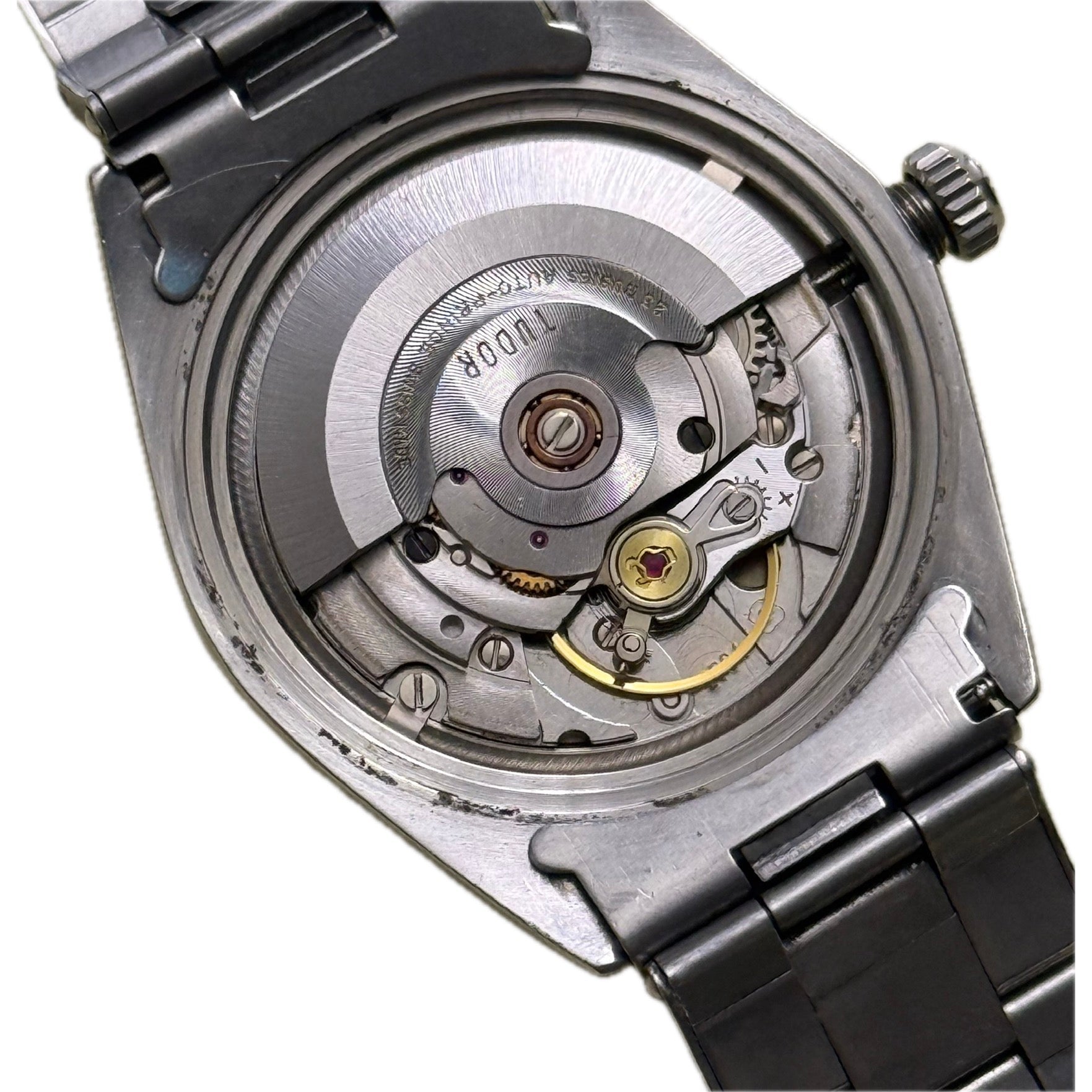 [帝舵入門] Vintage Tudor Prince Oysterdate 90520 - 斯文銀白拉絲面 / Rolex 鎖霸底蓋 / 高頻 ETA 2784 自動機芯