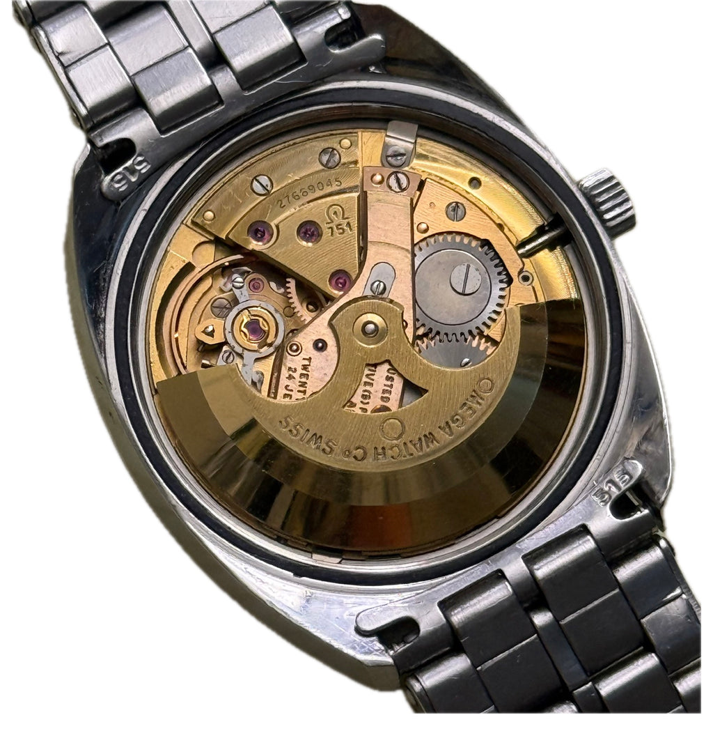 [星座頂級重器] Vintage Omega Constellation 鮑魚雙曆 - 原裝無翻寫麻布面盤 / Cal. 751 天文台紅銅機芯 / 原裝彈弓五珠鋼帶